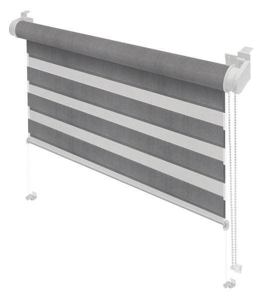 Tenda a pacchetto giorno/notte grigia 80x150 cm Zebra – Gardinia