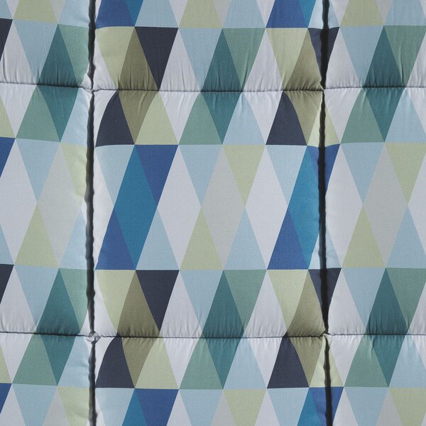 Trapunta In Microfibra Still Singolo Modern Geometrico Bluette Caleffi