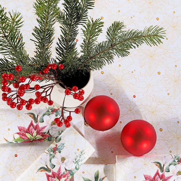 Tovaglia Da Cucina In Cotone Noel CM.150X280 Caleffi Natale Caleffi