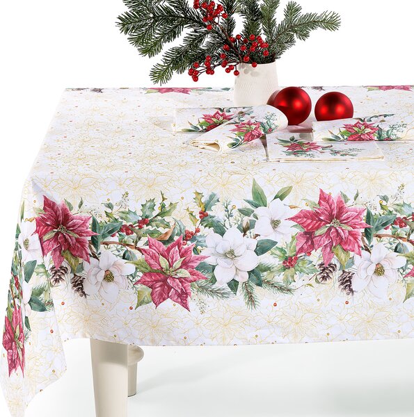 Tovaglia Da Cucina In Cotone Noel CM.150X280 Caleffi Natale Caleffi