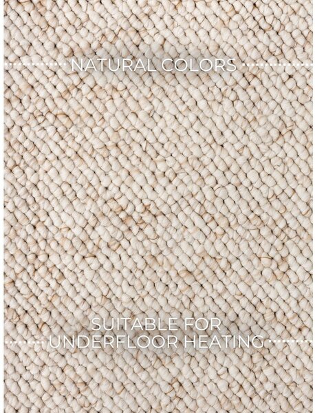 Tappeto color crema lavabile 120x170 cm Rocco Cream – Elle Decoration