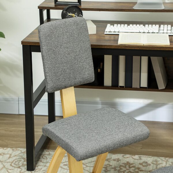 Icon Space Sedia Posturale con Schienale in Tessuto colore Grigio