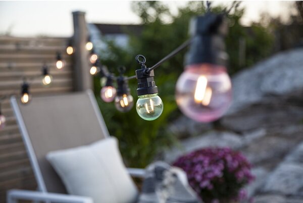 Catena luminosa a LED colorata per feste, lunghezza 8,55 m Small Circus - Star Trading
