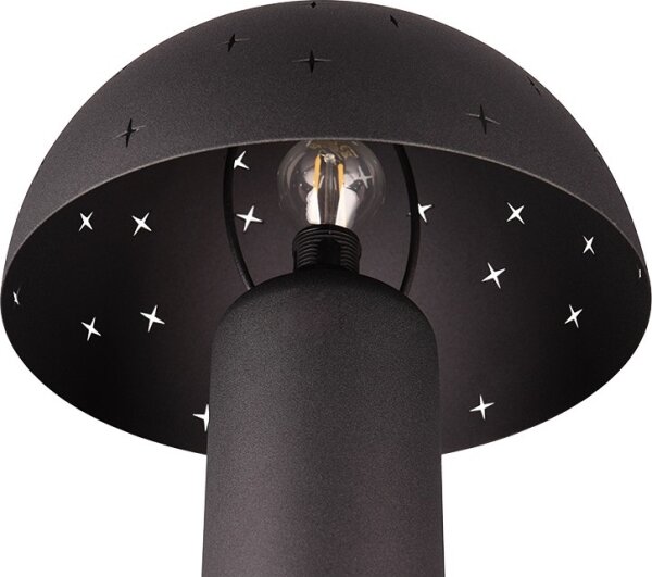 Reality - Lampada da tavolo SETA 1xE14/28W/230V nera