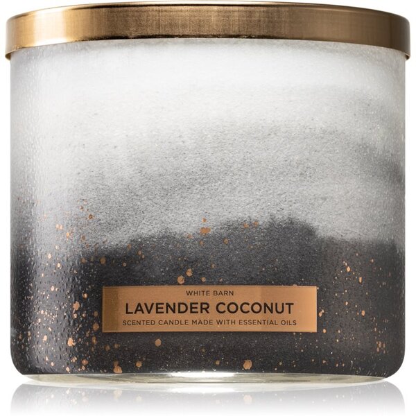 Bath & Body Works Lavender Coconut candela profumata 411 g