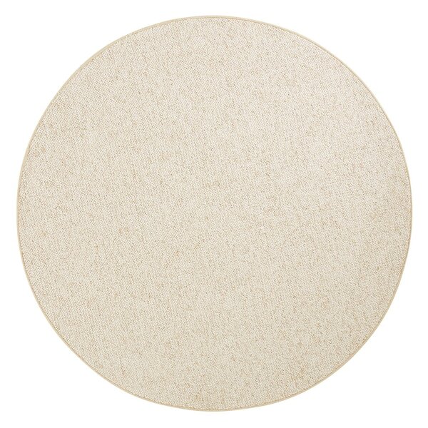 Tappeto rotondo crema ø 133 cm Wolly - BT Carpet
