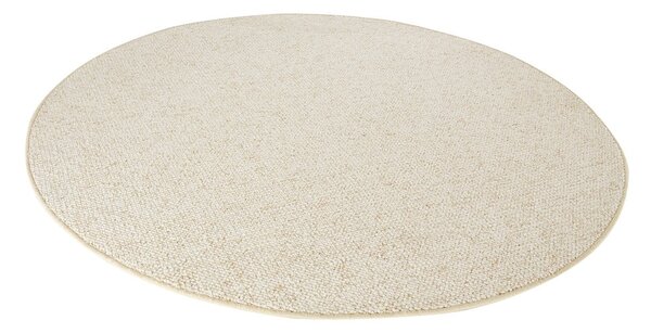 Tappeto rotondo crema ø 133 cm Wolly - BT Carpet