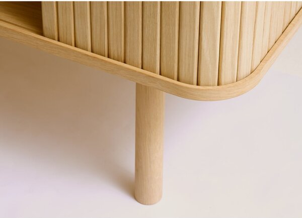 Tavolo TV in rovere naturale 56x160 cm Cavo - Unique Furniture