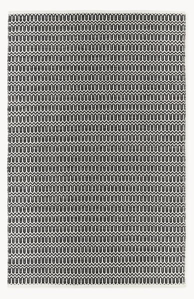 Tappeto da interno-esterno tessuto a mano con motivo geometrico Rune