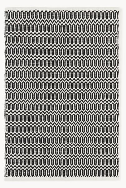 Tappeto da interno-esterno tessuto a mano con motivo geometrico Rune