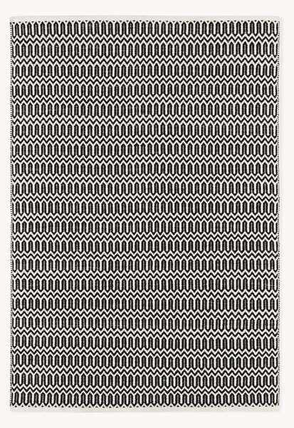 Tappeto da interno-esterno tessuto a mano con motivo geometrico Rune