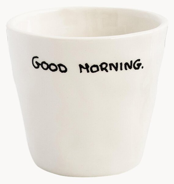 Tazzina da caffè dipinta a mano Good Morning