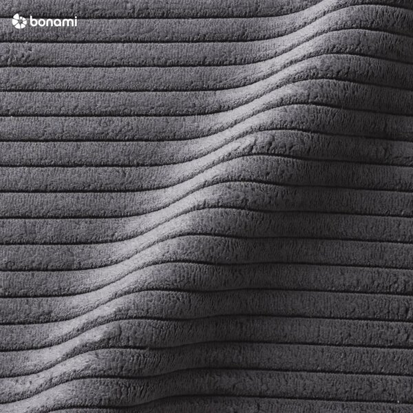 Letto singolo imbottito grigio scuro con contenitore con materasso incluso 90x200 cm Cabana – Meise Möbel