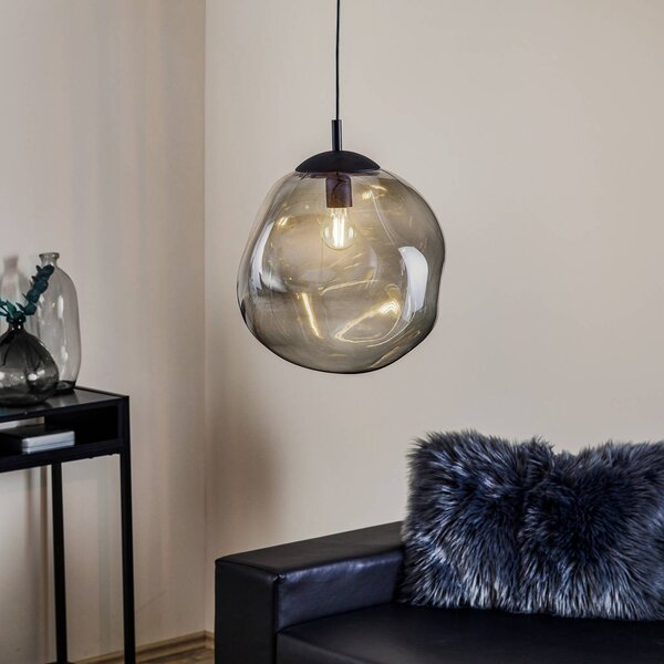 Lampada a sospensione in vetro Sol TK Lighting, dimmerabile, Chiaro / Trasparente, Soggiorno / Sala da pranzo, Vetro, Moderno, Lampada a sospensione