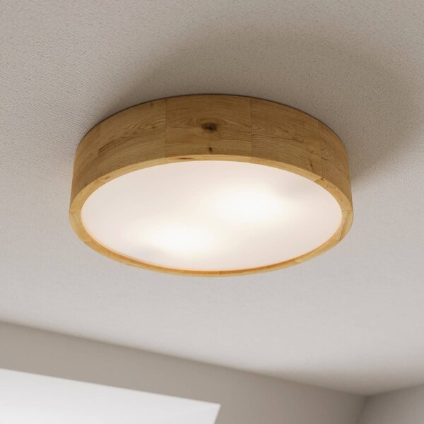 Plafoniera soffitto Kerio Envostar, dimmerabile, Soggiorno / Sala da pranzo, Legno, Moderno, Plafoniera