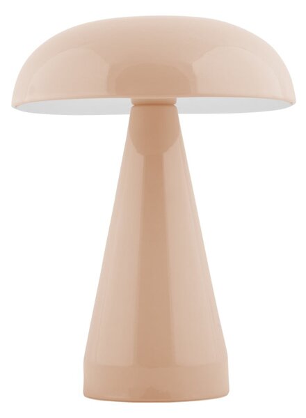 Lampada da tavolo dimmerabile a LED beige con paralume in metallo (altezza 20,5 cm) Rachel - Leitmotiv