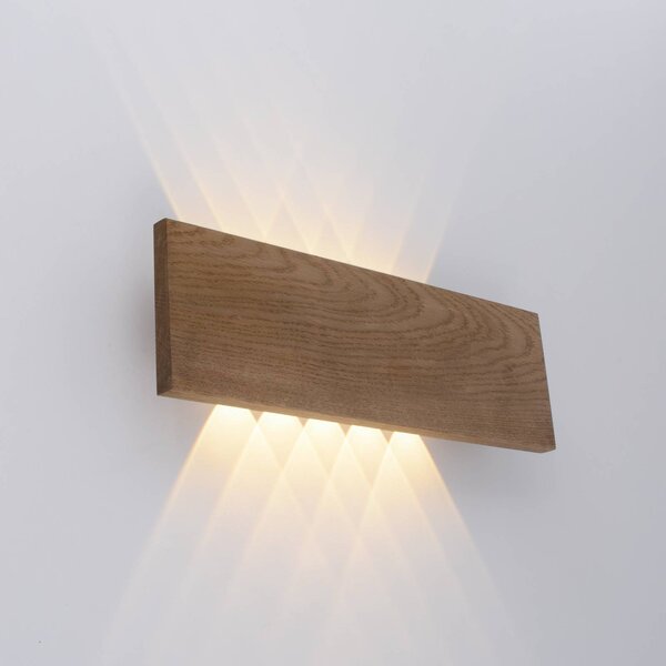 Paul Neuhaus Applique Palma, Legno scuro, Soggiorno / Sala da pranzo, Legno, Moderno, Applique