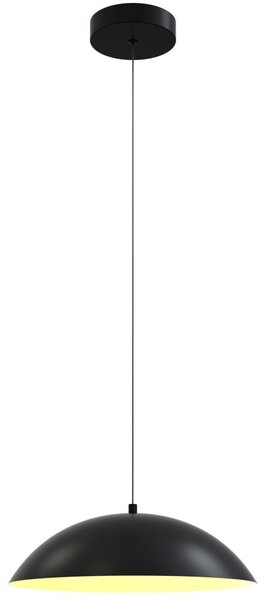 Wofi 6001-104 - Lampadario a sospensione con filo LED dimmerabile ROSCOFF LED/19W/230V nero/oro