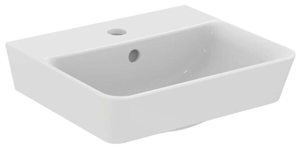 Ideal Standard Connect Air - Lavamani Cube, 400x350x160 mm, con 1 foro per miscelatore, bianco E030701