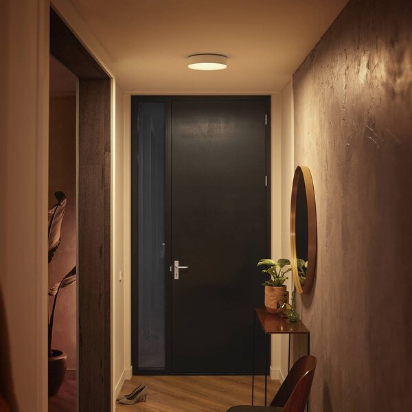 Philips Hue Plafoniera smart Hue, dimmerabile, Bianco / Opale, Soggiorno / Sala da pranzo, Metallo, Moderno