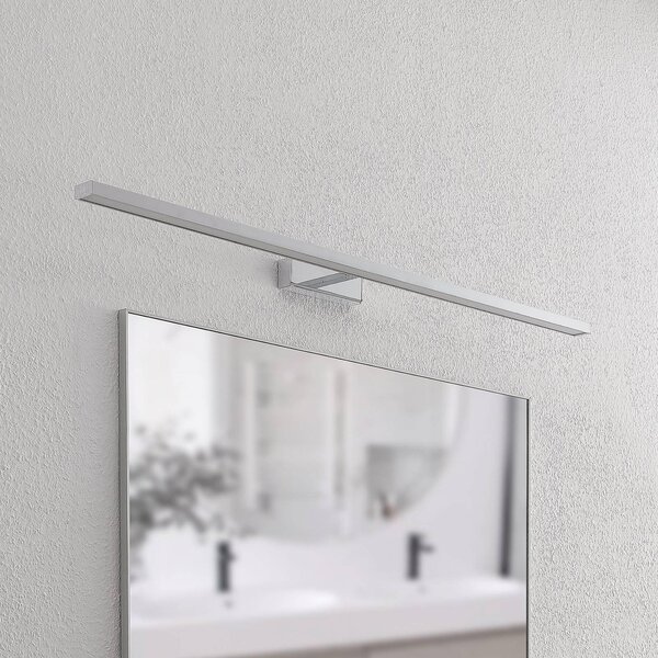 Applique da parete Jukka Lindby, Cromo / Argento, Bagno, Alluminio, Moderno, Applique