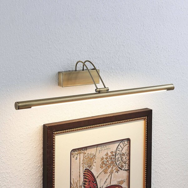 Applique a LED Mailine Lindby, Bronzo / Ottone antico, Soggiorno / Sala da pranzo, Metallo, Moderno, Applique a LED
