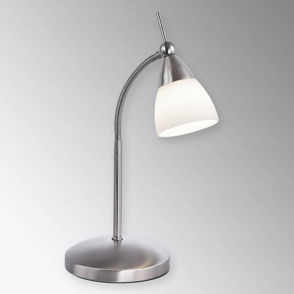Paul Neuhaus Lampada da tavolo Pino, dimmerabile, Alluminio / Grigio / Zincato, Soggiorno / Sala da pranzo, Metallo, Moderno, Lampada da tavolo
