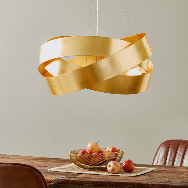 Marchetti Lampada a sospensione PURA, dimmerabile, Ottone / Oro, Soggiorno / Sala da pranzo, Metallo, Design, Lampada a sospensione