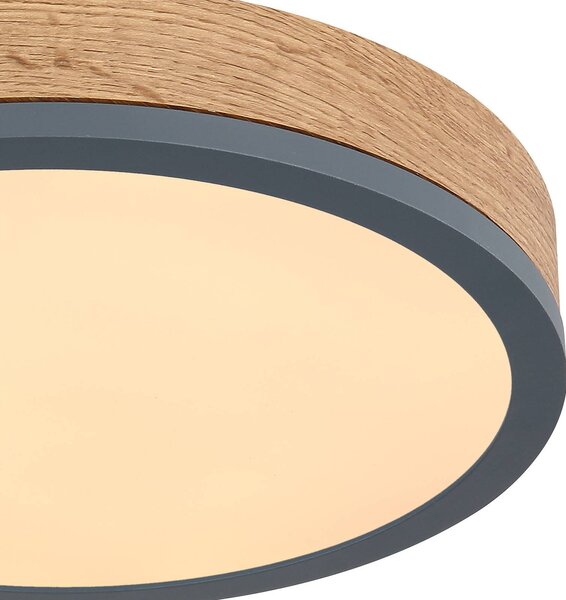 Globo Plafoniera soffitto Doro, Nero, Soggiorno / Sala da pranzo, Legno, Moderno, Plafoniera