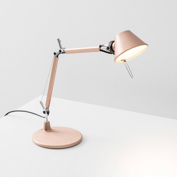 Artemide Lampada da scrivania Tolomeo Micro, Rame, Soggiorno / Sala da pranzo, Alluminio, Design, Lampada da tavolo
