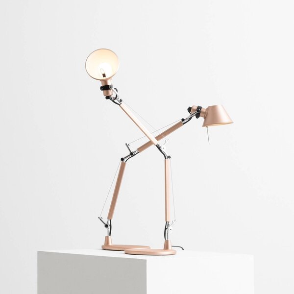 Artemide Lampada da scrivania Tolomeo Micro, Rame, Soggiorno / Sala da pranzo, Alluminio, Design, Lampada da tavolo
