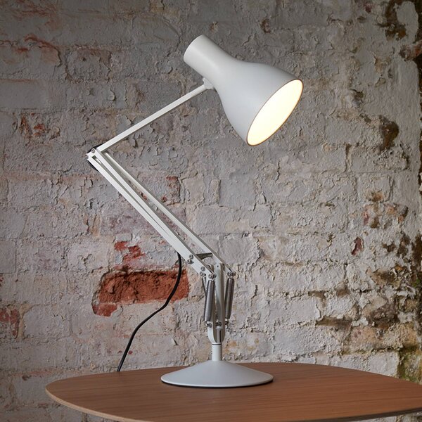 Anglepoise Lampada da scrivania Type 75, Bianco / Opale, Studio / Ufficio, Alluminio, Industriale, Lampada da tavolo LED