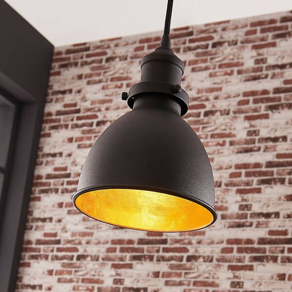 Lampada a sospensione Jasminka Lindby, dimmerabile, Nero, Cucina, Metallo, Moderno, Lampada a sospensione
