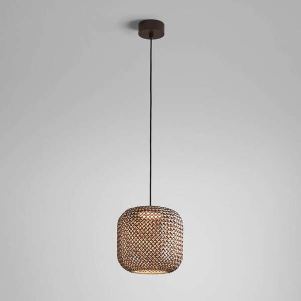 Bover Nans S/31 Lampada a sospensione da esterno LED, marrone S, dimmerabile, Marrone / Ruggine, Plastica, Design