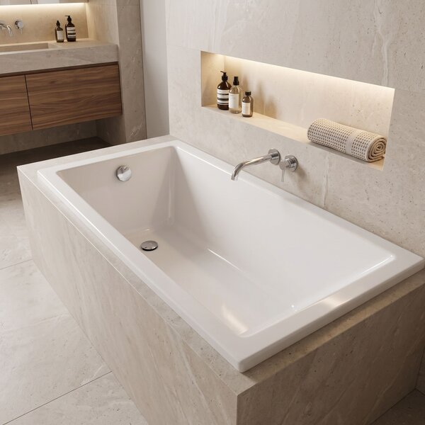 Vasca da bagno acrilica da incasso Rea Catania 170