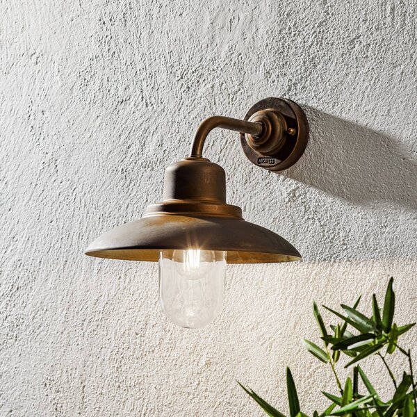 Moretti Luce Applique da esterno Susa - resistente all'acqua di mare SUSA, Bronzo / Ottone antico, Ottone, Campagna / Rustiche