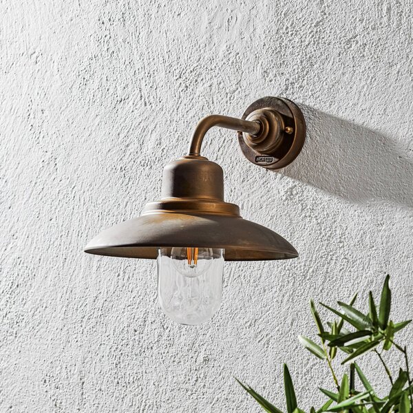 Moretti Luce Applique da esterno Susa - resistente all'acqua di mare SUSA, Bronzo / Ottone antico, Ottone, Campagna / Rustiche