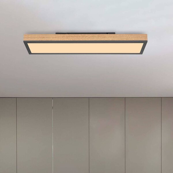Globo Plafoniera a LED Doro, Legno chiaro, Soggiorno / Sala da pranzo, Legno, Moderno, Plafoniera LED