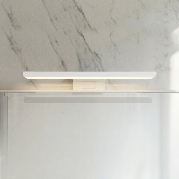 Lampada LED da Specchio 30cm Bianca 6W IP54 Tripla Installazione Colore Bianco Caldo 3.000K