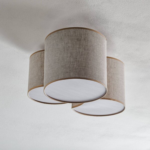 Plafoniera soffitto Mona Nature TK Lighting, dimmerabile, Soggiorno / Sala da pranzo, Tessuto / Stoffa / Seta, Moderno, Plafoniera
