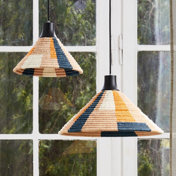 Forestier Lampada a sospensione Parrot XS, dimmerabile, Crema / Ambra, Soggiorno / Sala da pranzo, Design, Lampada a sospensione