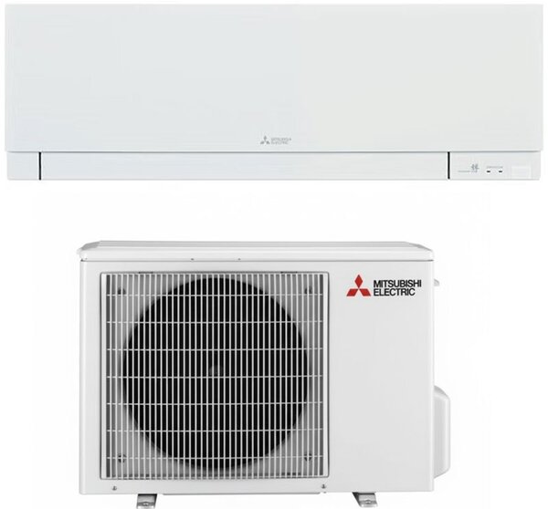 MITSUBISHI Climatizzatore 15000 Btu /h Inverter Monosplit Condizionatore con Pompa di Calore Classe A++/A++ Gas R32 Wi-Fi (Unit Interna + Unit Es