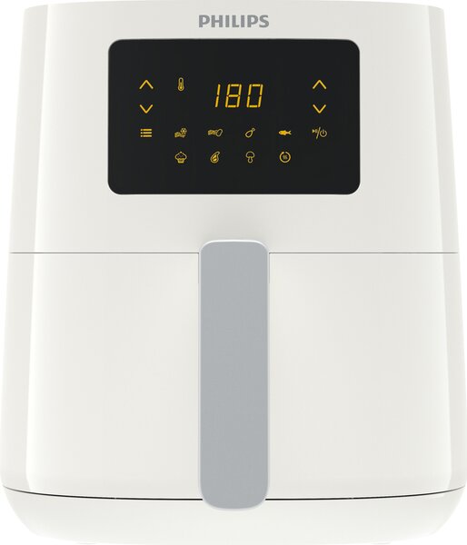 Philips Friggitrice ad Aria Airfryer L - 4 porzioni Capacit 4.1 Litri Potenza 1400 Watt Display LED colore Bianco - HD9252/00
