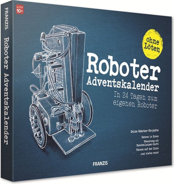 FRANZIS 67161 - Calendario dell'Avvento a tema robot - senza saldature