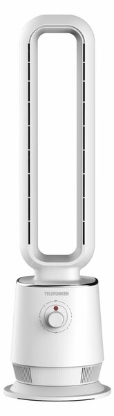 Telefunken Ventilatore a Colonna Torre senza Pale Potenza 50W Oscillante 3 Velocit - M08463