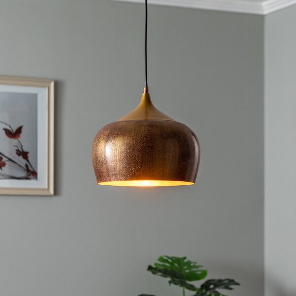 Lampada a sospensione Berceste 211-S Opviq, dimmerabile, Ottone / Oro, Soggiorno / Sala da pranzo, Metallo, Lampada a sospensione
