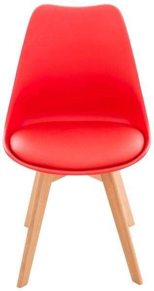 4pcs set di sedie Ximena rosso