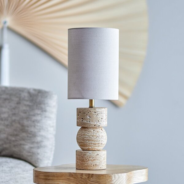Lampade da tavolo Bloomingville, Marci, Beige, Soggiorno, Pietra, Campagna / rustico