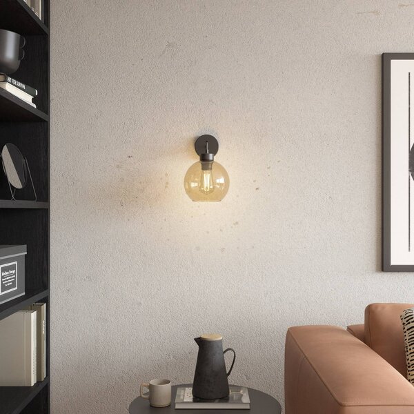 Applique da parete Cubus TK Lighting, dimmerabile, Chiaro / Trasparente, Soggiorno / Sala da pranzo, Vetro, Moderno, Applique