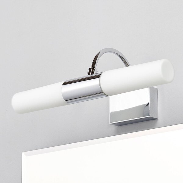 Applique da parete Devran Lindby, dimmerabile, Cromo / Argento, Bagno, Metallo, Moderno, Applique